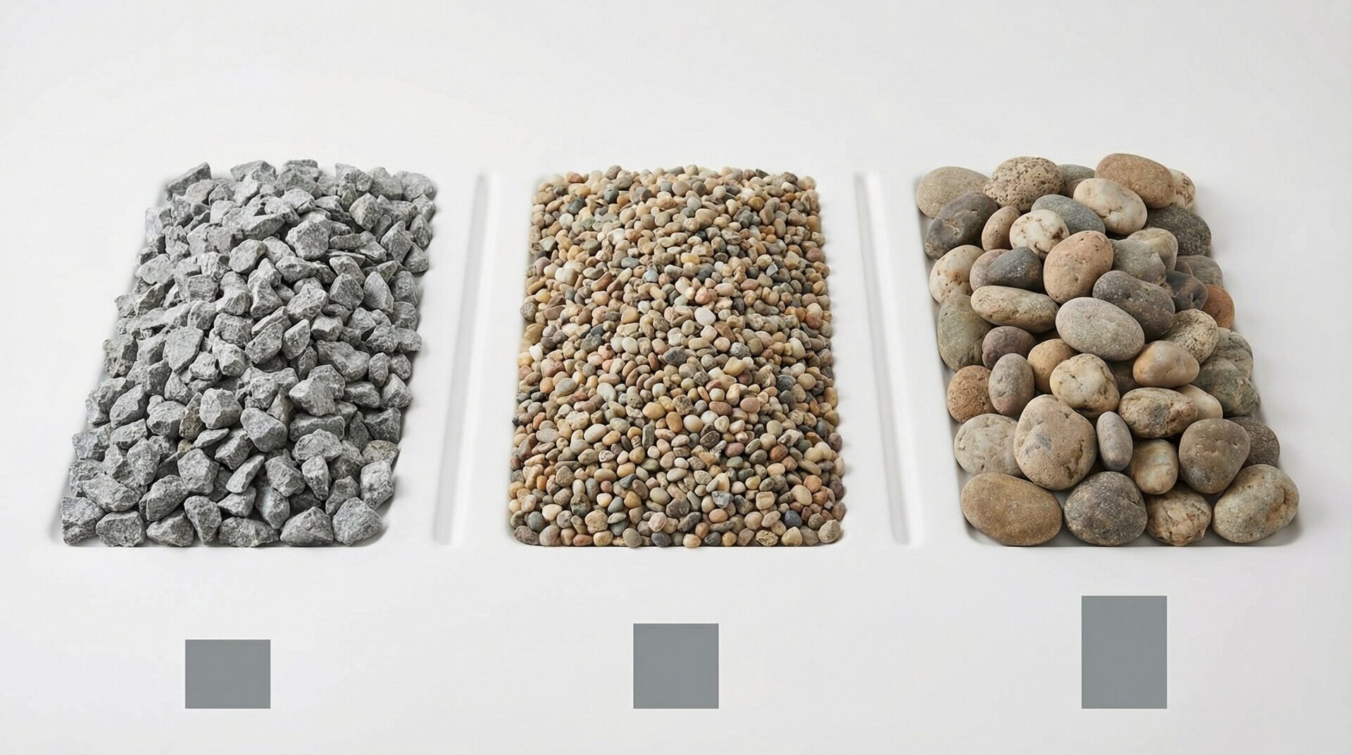 Gravel types pricing comparison chart