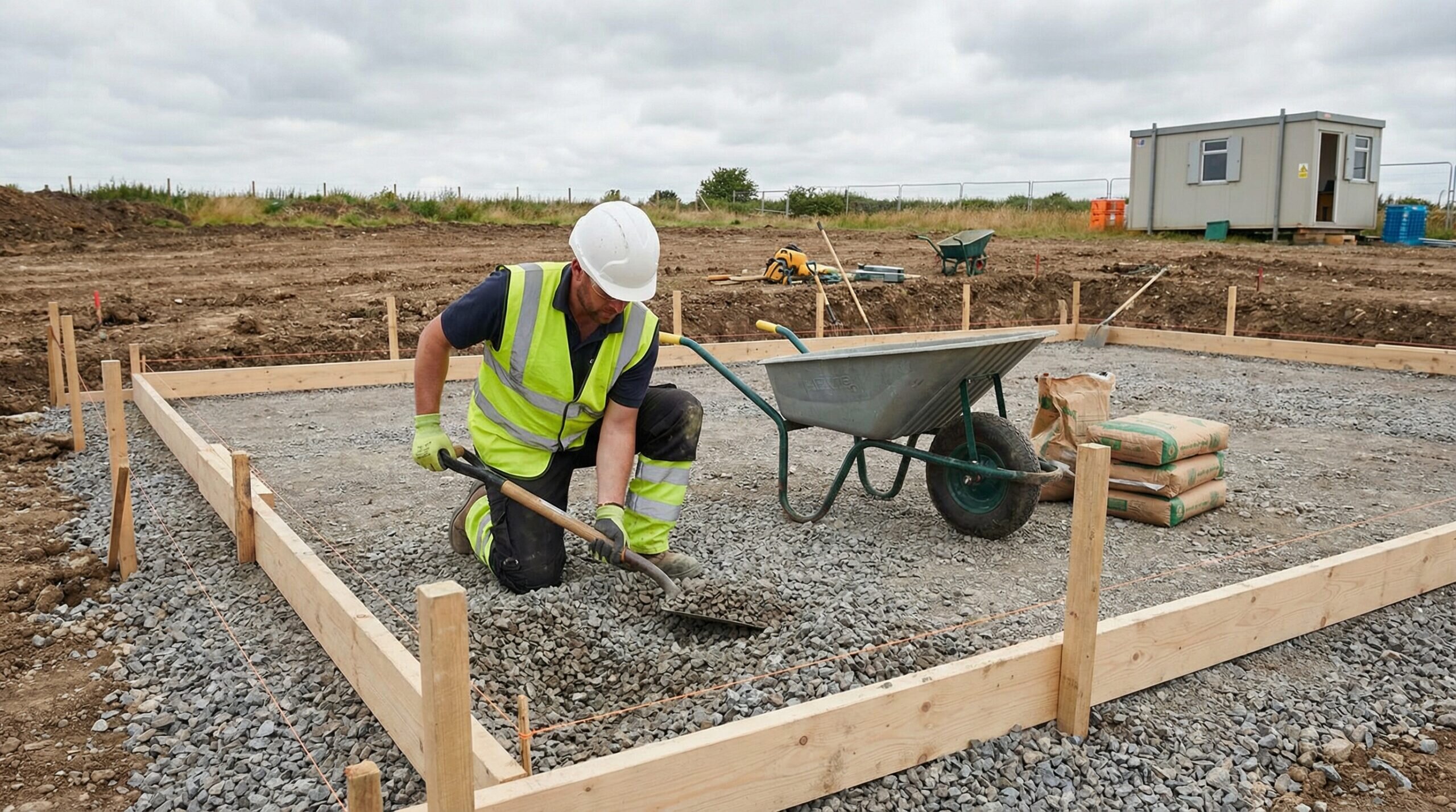 Shed foundation installation steps and process