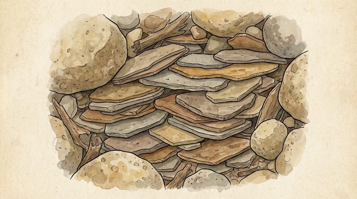 Clay particle microscopic structure comparison