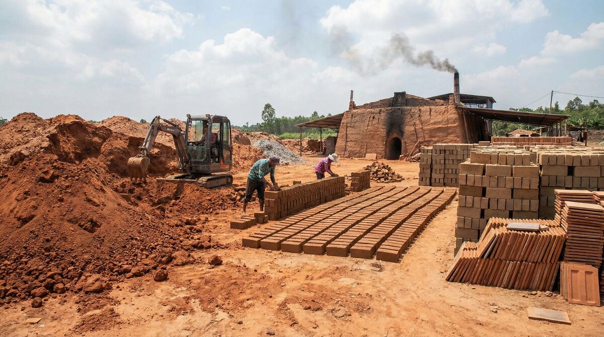 Clay soil construction applications and brick making