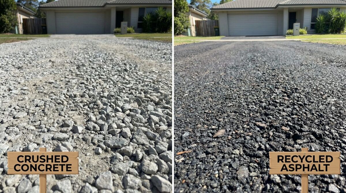 Crushed Concrete vs Recycled Asphalt for Driveways  Which Material Wins in 2026