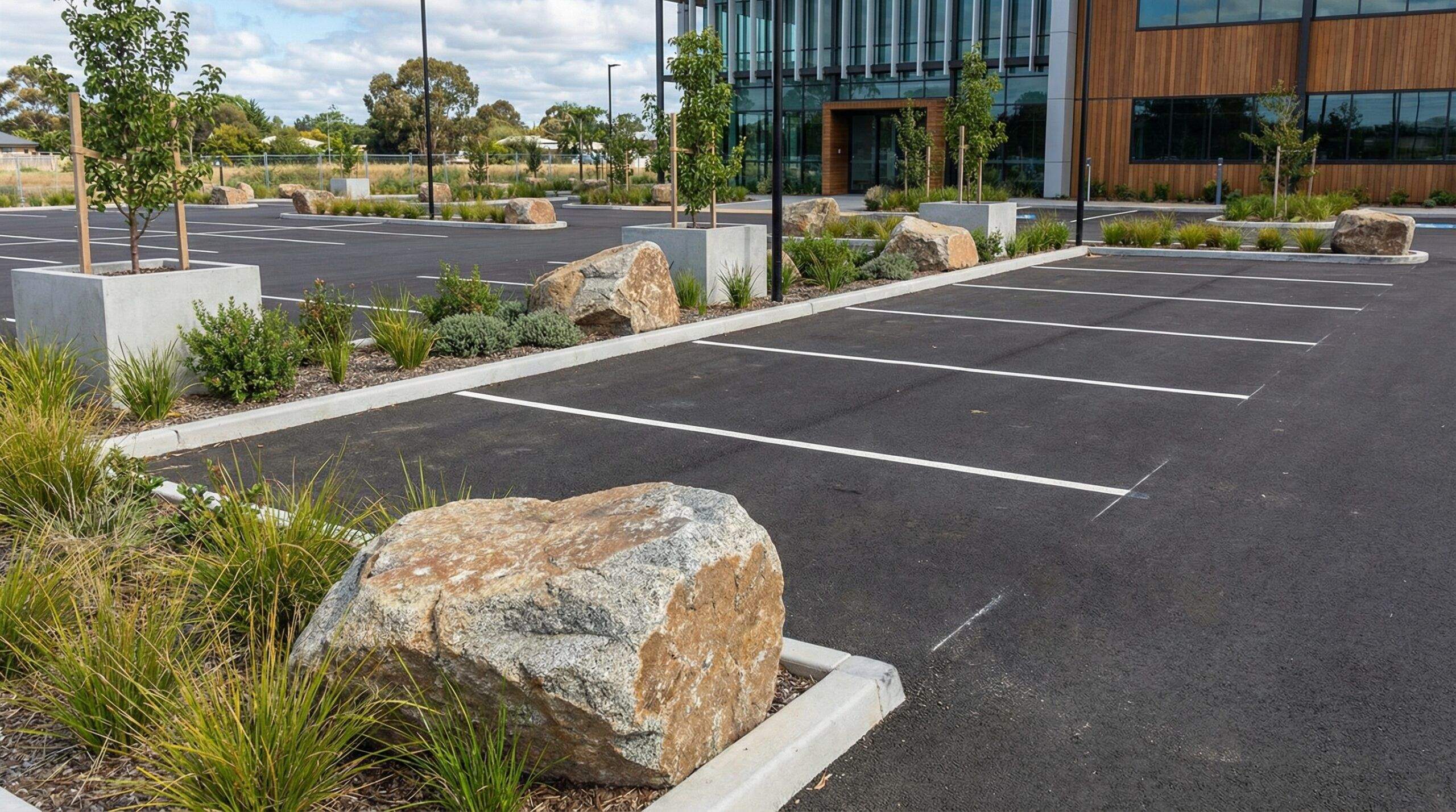 Best Boulders for Parking Lots  Complete Guide to Choosing the Right Stone