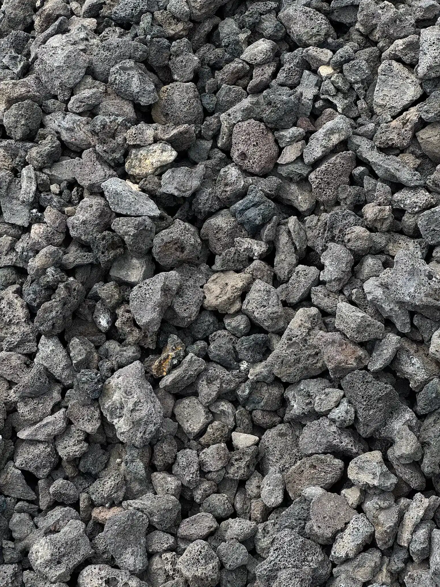 Black Lava Rock - bulk aggregate available for delivery