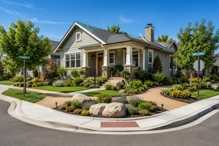 Which Landscaping Materials Are Best for a Corner House?